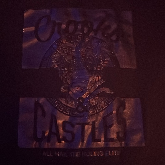 Crooks&castles 2002 all black tee, 100% cotton - Picture 2 of 5